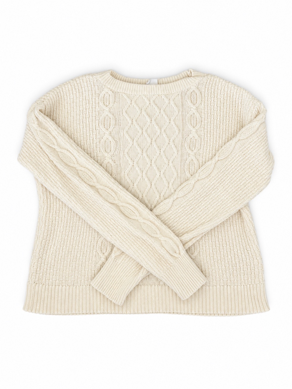 GAP- Knit Cream Swearer, cute/fall aesthetic